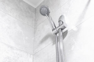 Rain Shower Modern Bathroom Modern Interior Apartment Design Photo Bright White Colors Photo