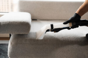 Drycleaning Upholstery Furniture Fibers With Extractor Extractor Cleaning Removes Dust From Sofa Home 2