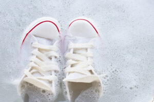 Soak Shoes Before Washing Dirty Sneakers